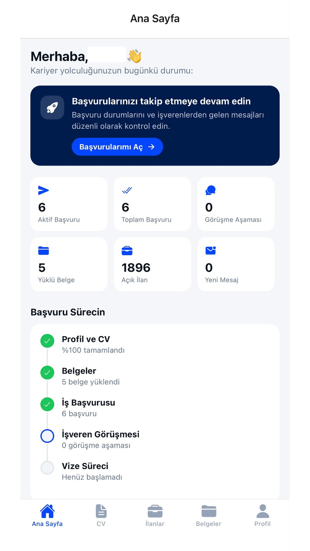 AB Mavi Kart Mobil Uygulama